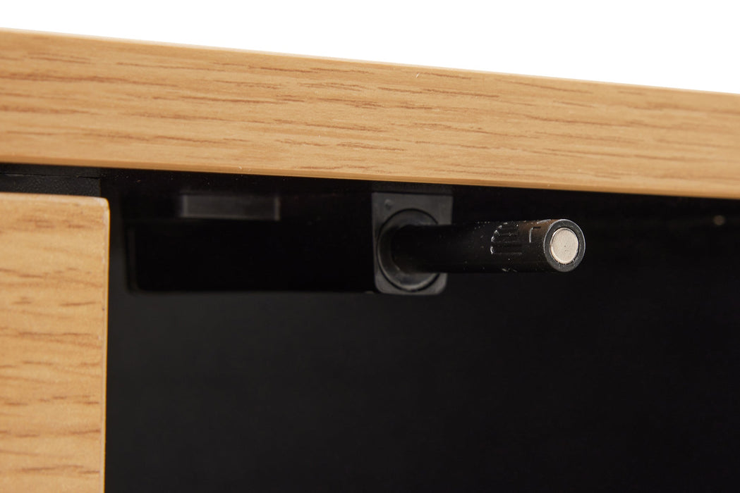 TV-Board Penthouse 200cm hängend natur schwarz - Bild 6