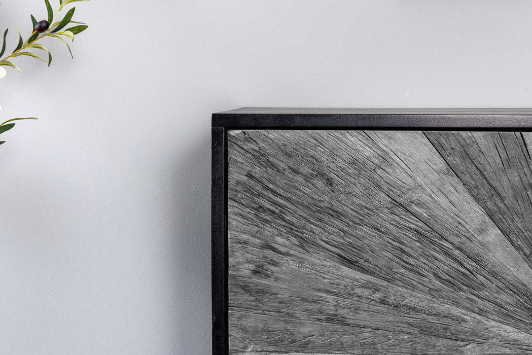Sideboard Barcelona 180cm Mangoholz und graues Teakholz