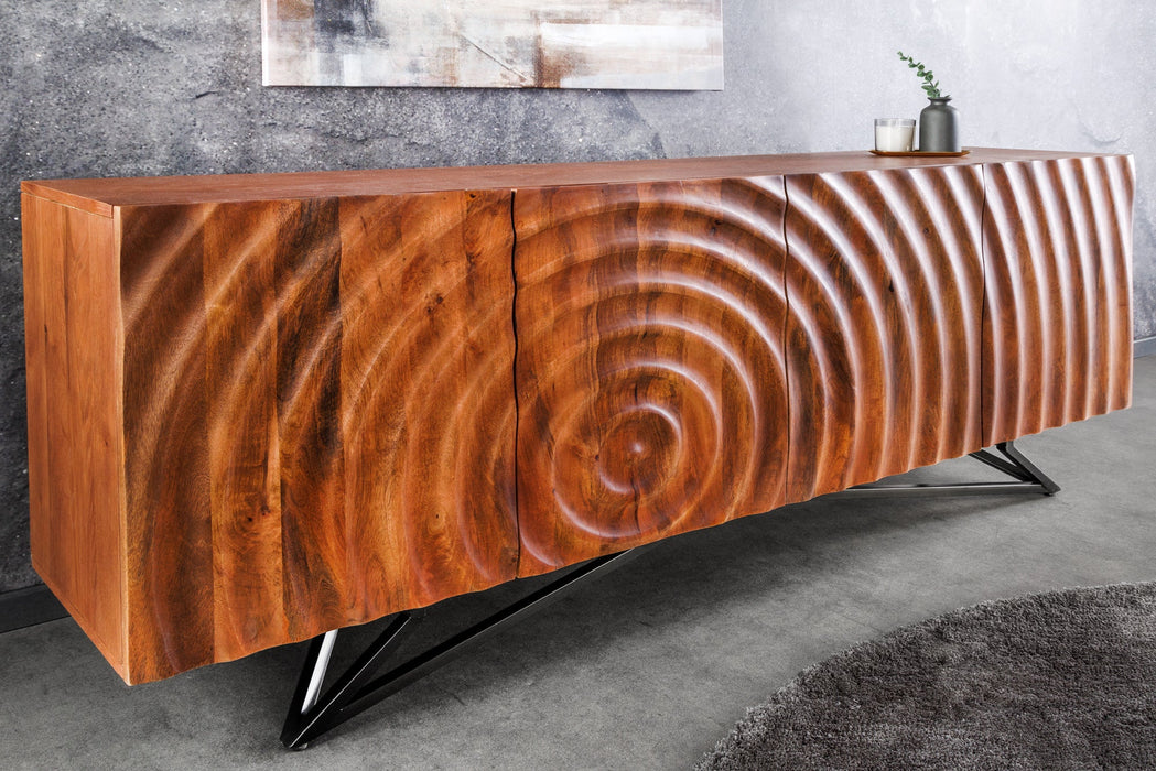 Sideboard Val Bregaglia 177cm Mango braun