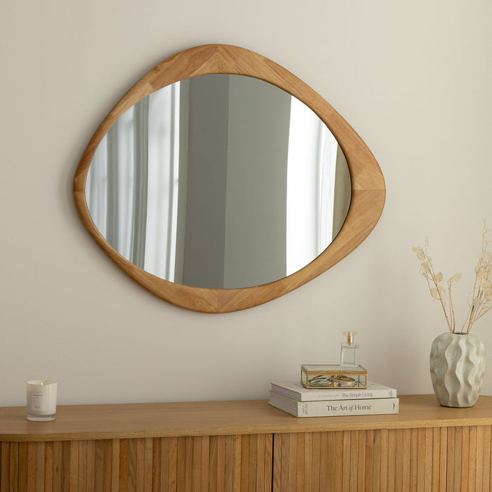 Wandspiegel Natural 90cm Eiche Frontansicht