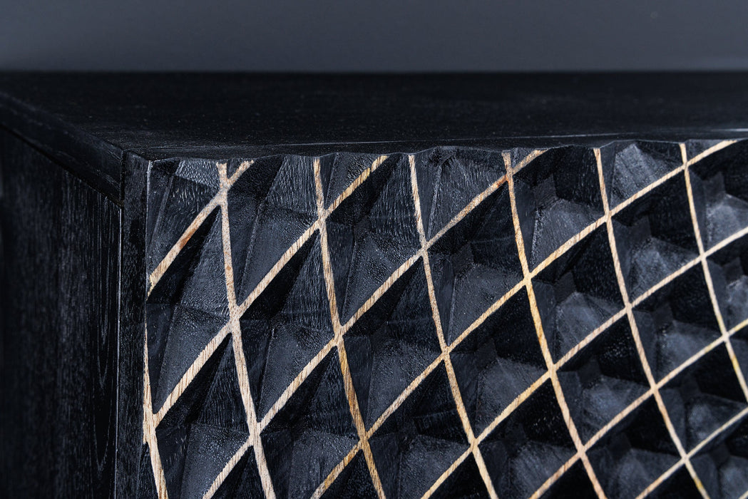 Sideboard Niesen 177cm Mango schwarz
