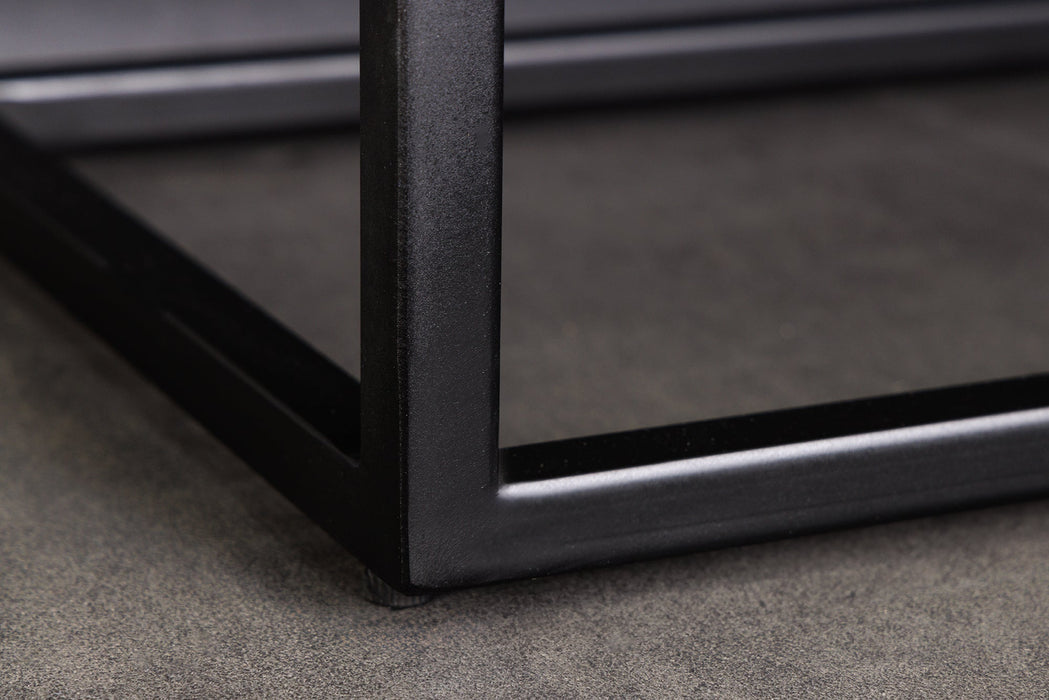 Highboard LINE ART 120cm 3D Mangoholz braun schwarz