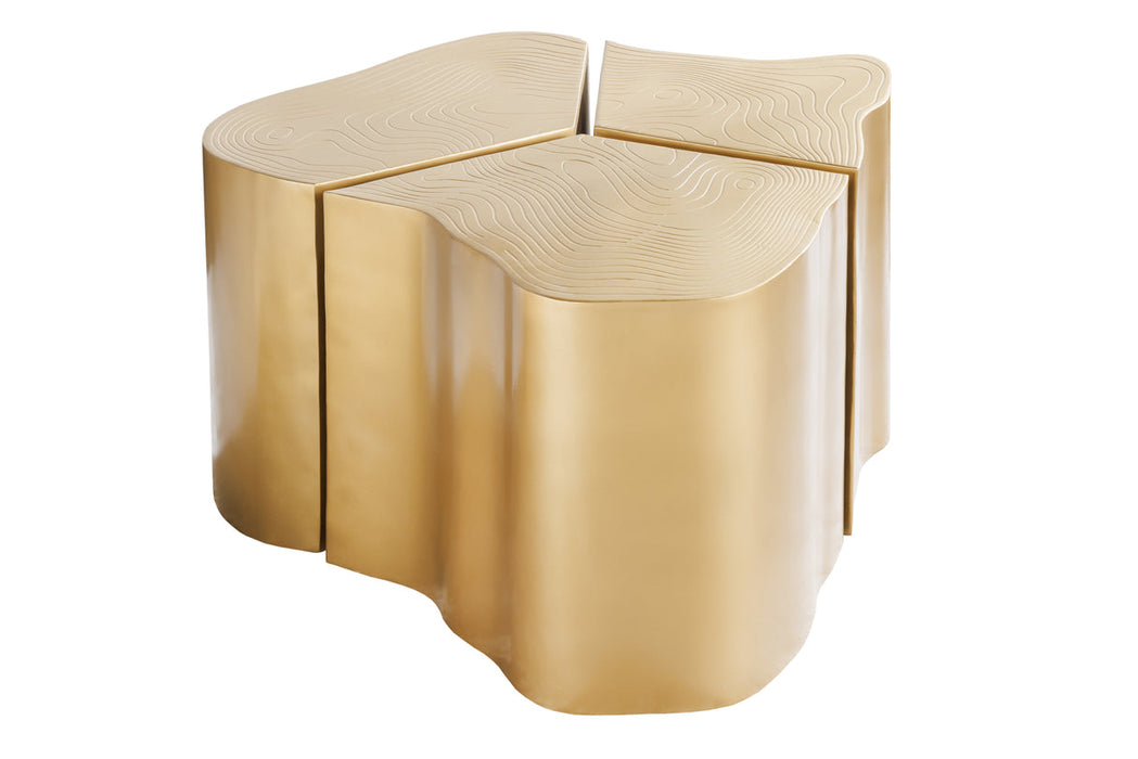 Beistelltisch Natural Orient 80cm messing