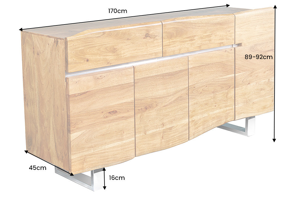 Sideboard Engelberg 170cm Akazie honey