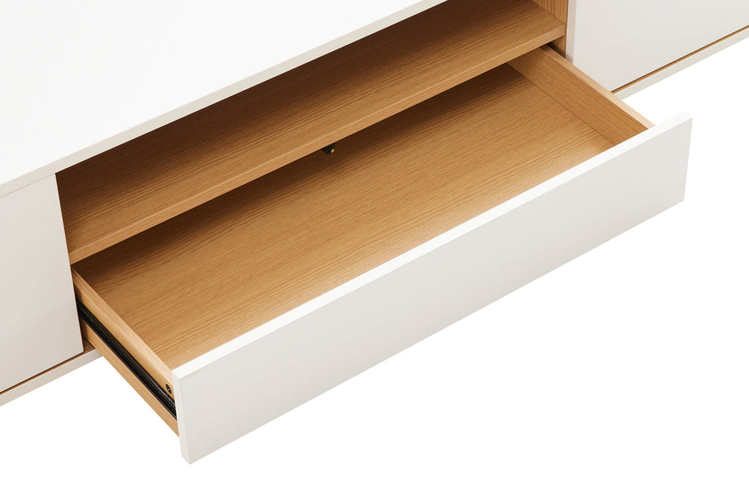 TV-Board Penthouse 150cm hängend weiß natur - Bild 6