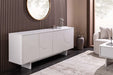 Sideboard Abstry 180cm 3D mit Keramikplatte aus weißem Marmor - Bild 2