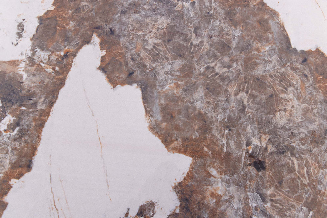 Esstisch Saloon 160-200cm ausziehbar Nussbaum Holzoptik Keramikplatte natur Rockoptik - Bild 7