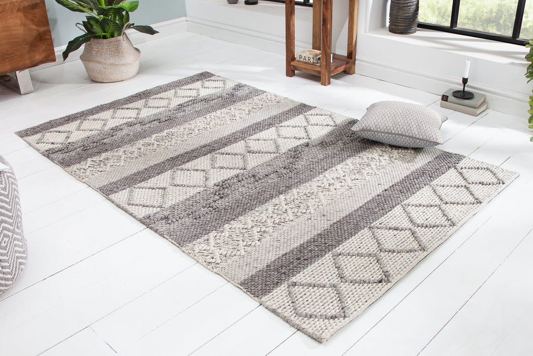 Teppich Yeti 240x160cm grau