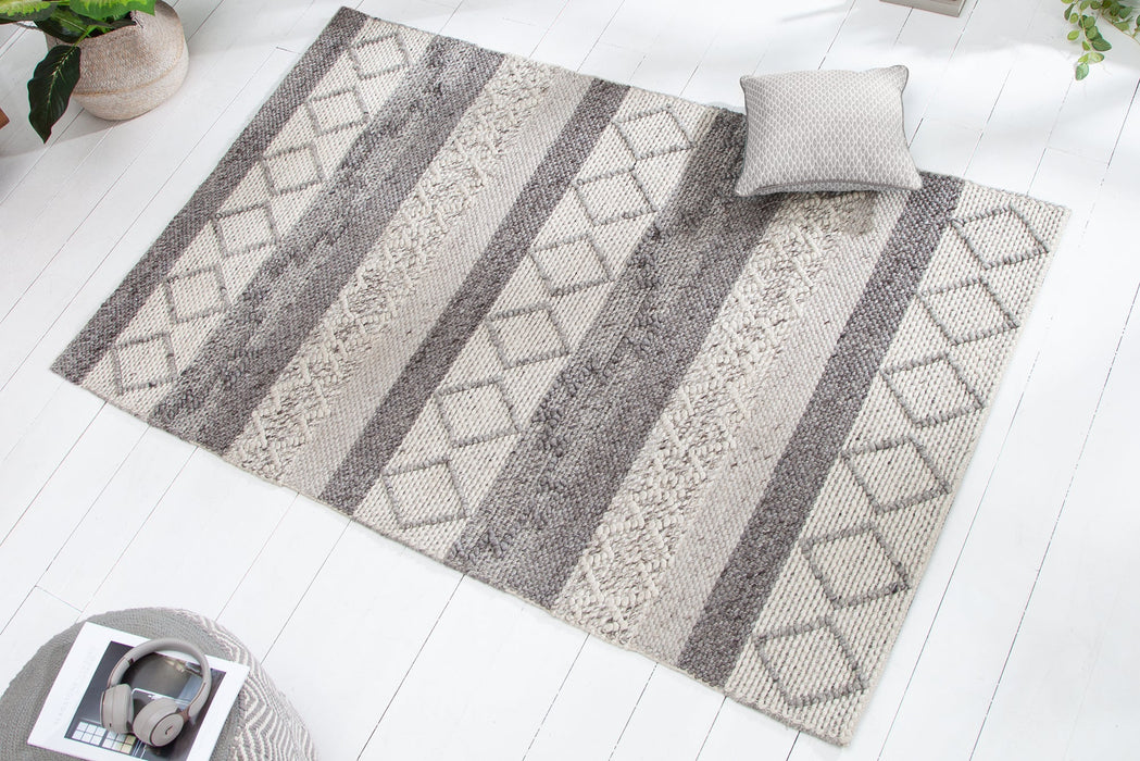 Teppich Yeti 240x160cm grau