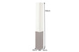 Stehleuchte New York CLASSIC 160cm braun mit weißem Lampenschirm - Bild 4