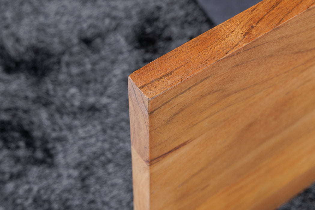 Highboard Pure Akazie 120cm Akazie Timber Naturkante mit LED Licht - Bild 7