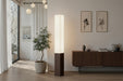 Stehleuchte New York CLASSIC 160cm braun mit weißem Lampenschirm - Bild 2