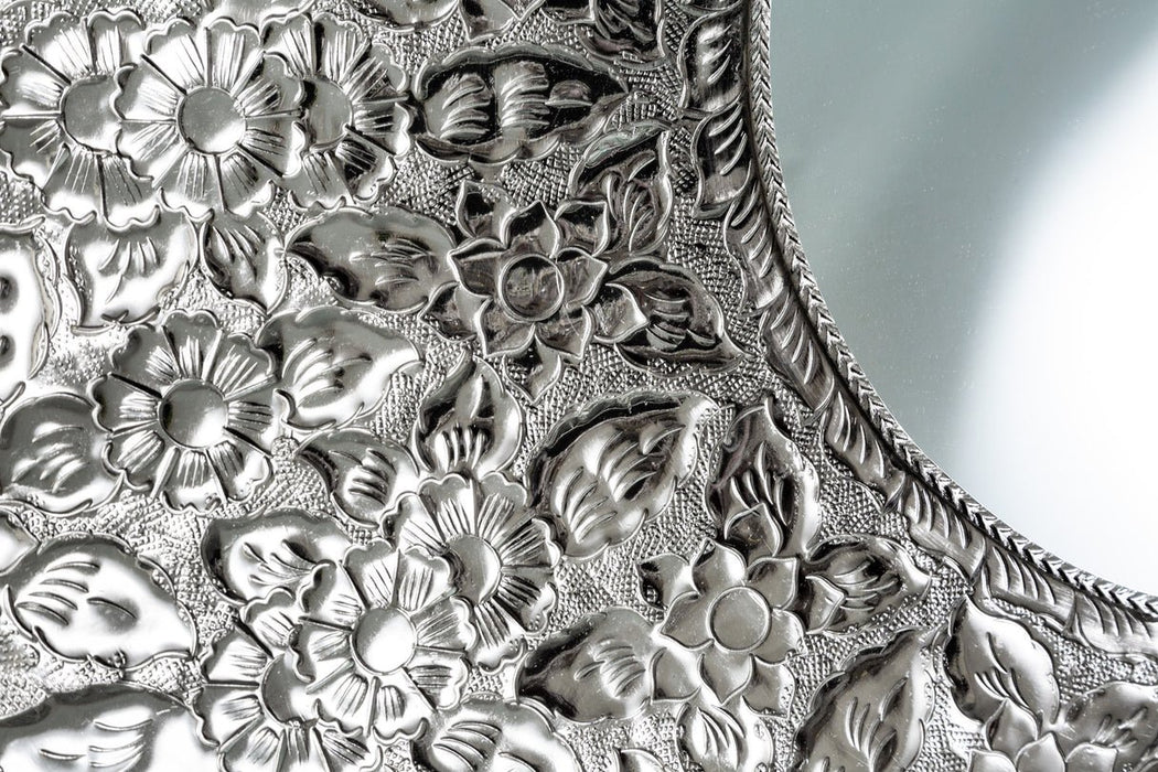 Wandspiegel Marrakesch XL Ø 80cm silber