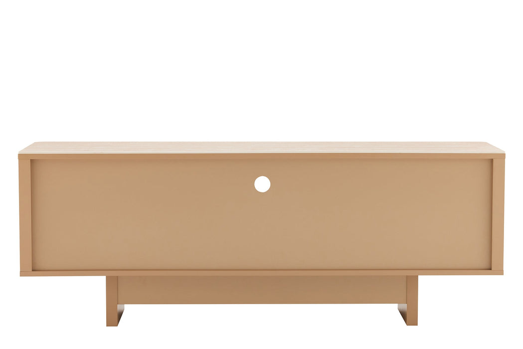 TV Board Abstry 150cm 3D natur mit Travertinmarmor Keramikplatte - Bild 9