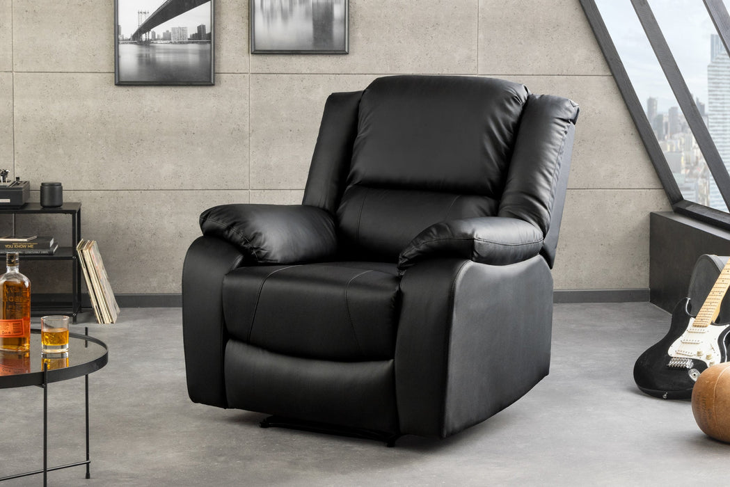 Kino-Sessel Broadway Kunstleder schwarz - Bild 3