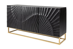 Sideboard Val Ferret 140cm Mango schwarz