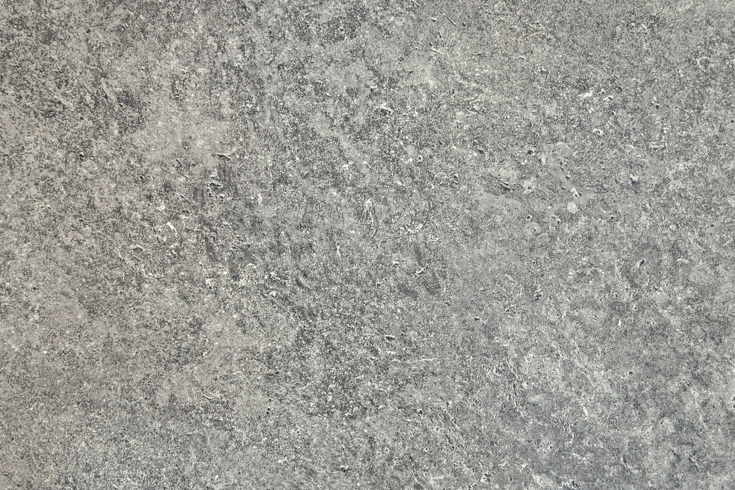 Esstisch Heliux 120cm rund grau Rockoptik mit schwarzem Metallgestell - Bild 5