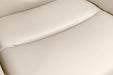 Drehsessel Grand Henry 360° mit Armlehnen Leder und Mikrofaser beige - Bild 8