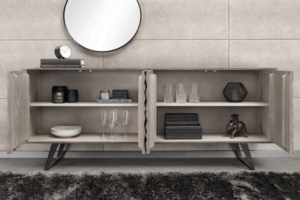 Sideboard Tropical 175cm Akazie grau