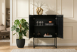 Highboard ORBIT 120cm 3D-Optik Mango Timber schwarz - Bild 4