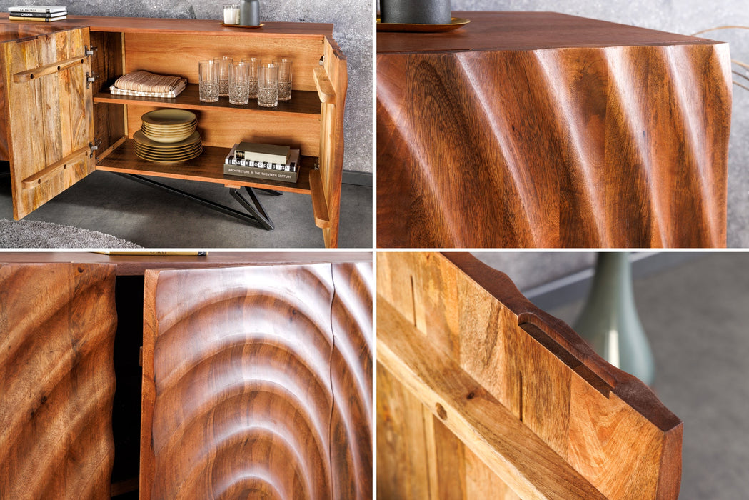 Sideboard Val Bregaglia 177cm Mango braun