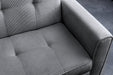 Schlafsofa Venedig 180cm 2-Sitzer Cord grau - Bild 5
