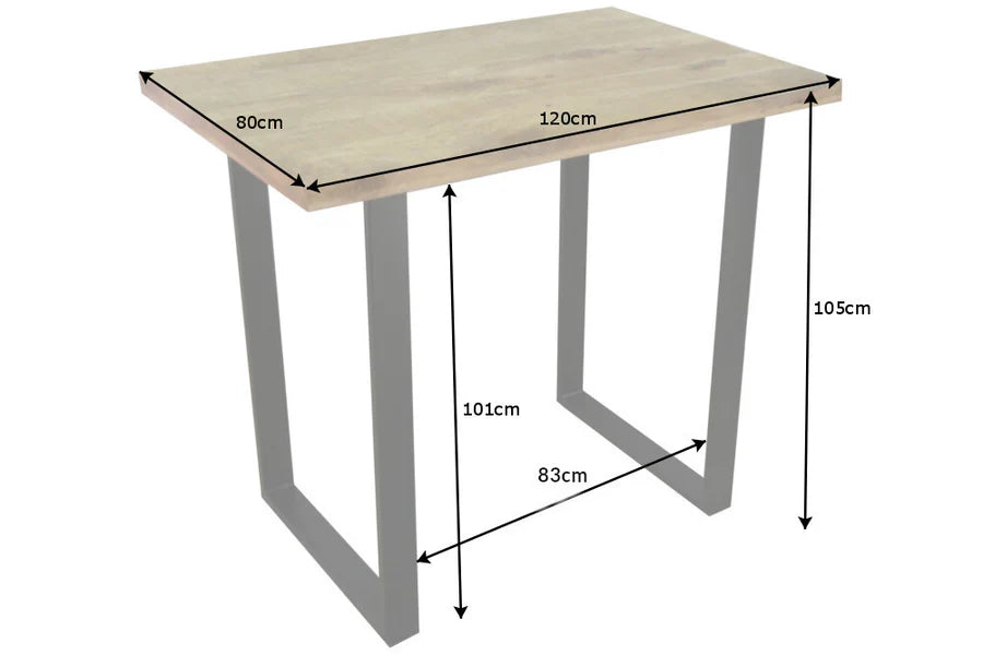 Bartisch Blacksmith 120cm Mango