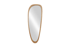 Wandspiegel Natur 165cm Eiche Gummibaum Massivholz