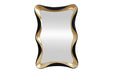 Wandspiegel Wunderland 120cm schwarz gold Barock-Glamour