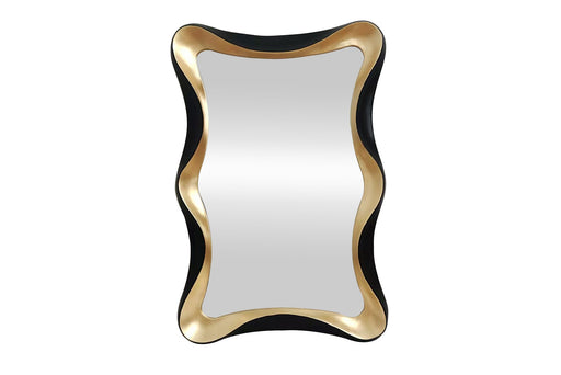 Wandspiegel Wunderland 120cm schwarz gold Barock-Glamour