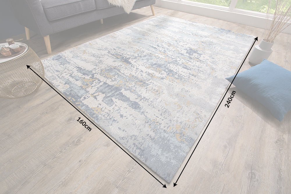 Teppich Abstrakt 240x160cm Blau
