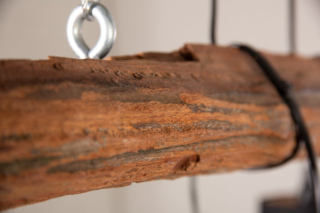 Pendelleuchte Elegant 115cm Treibholz ohne Lampenschirme