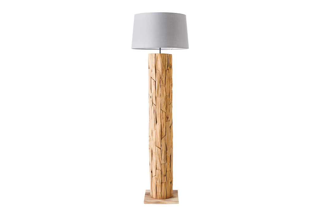 Stehlampe Base II Treibholz ohne Lampenschirm