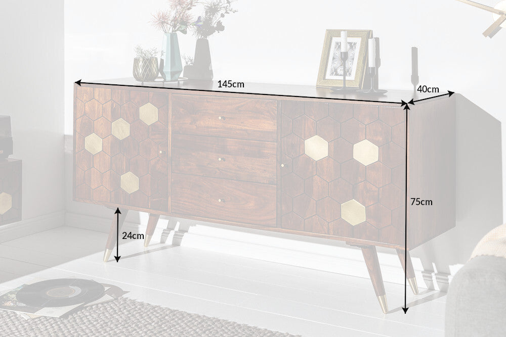 Sideboard Monte Rosa 145cm Akazie