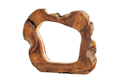 Tischleuchte Eco Art 45cm LED Teakholz nachhaltig natur