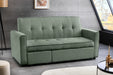 Schlafsofa Venedig 180cm 2-Sitzer Cord grün - Bild 2