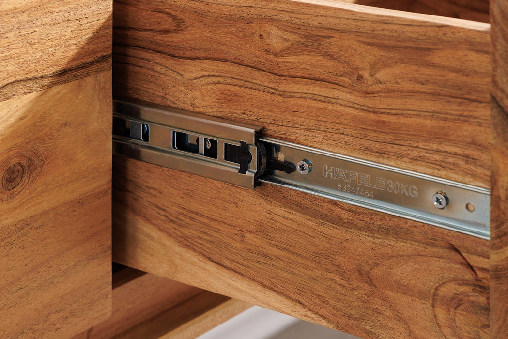 TV-Board Natural 160cm hängend Akazie Timber natur - Bild 7