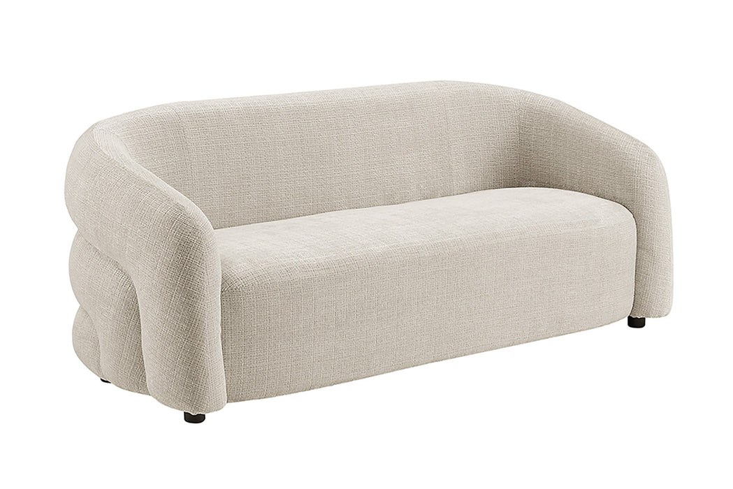 Sofa Vogt 200cm 3-Sitzer Chenille beige