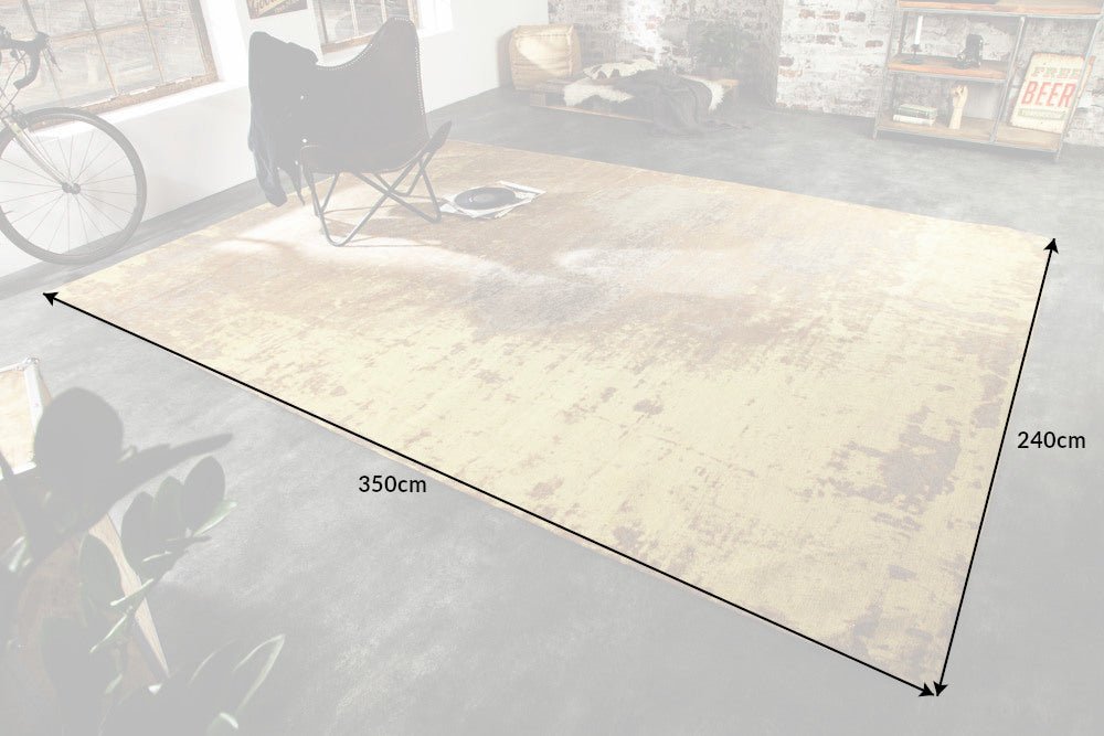 Teppich Contemporary Art 350x240cm rubin