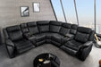 Kinosessel HOLLYWOD 5-Sitzer Kunstleder schwarz - Bild 3