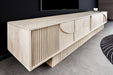 TV Board Artista 200cm 3D Mango Holz weiß gekalkt - Bild 6