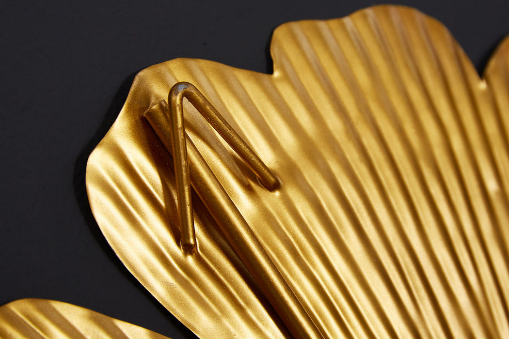 Wanddekoration Coral 110cm gold