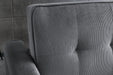 Schlafsofa Venedig 180cm 2-Sitzer Cord grau - Bild 4