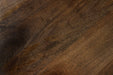 Esstisch Blacksmith Ø 120cm rund Mango Timber taupe braun mit schwarzen Beinen - Bild 7