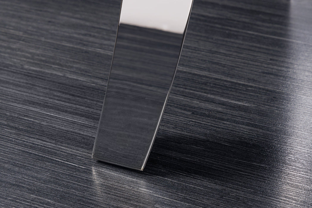 Coffee table Barock 100cm chrome sintered stone