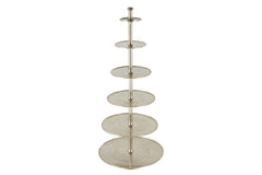 Etagere Conceptual 180cm 6 Tabletts silber