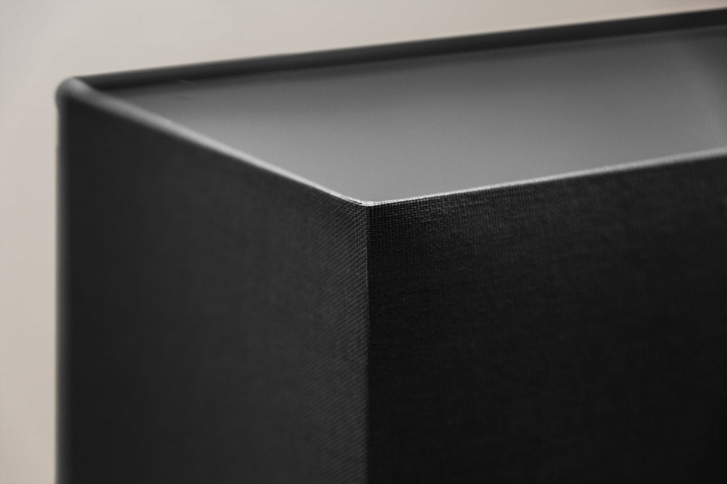 Tischleuchte aus Treibholz Stacks schwarz