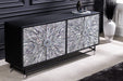 Sideboard Schilthorn 160cm Mosaik-Knochen schwarz weiss - Bild 2