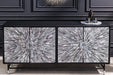 Sideboard Schilthorn 160cm Mosaik-Knochen schwarz weiss - Bild 3