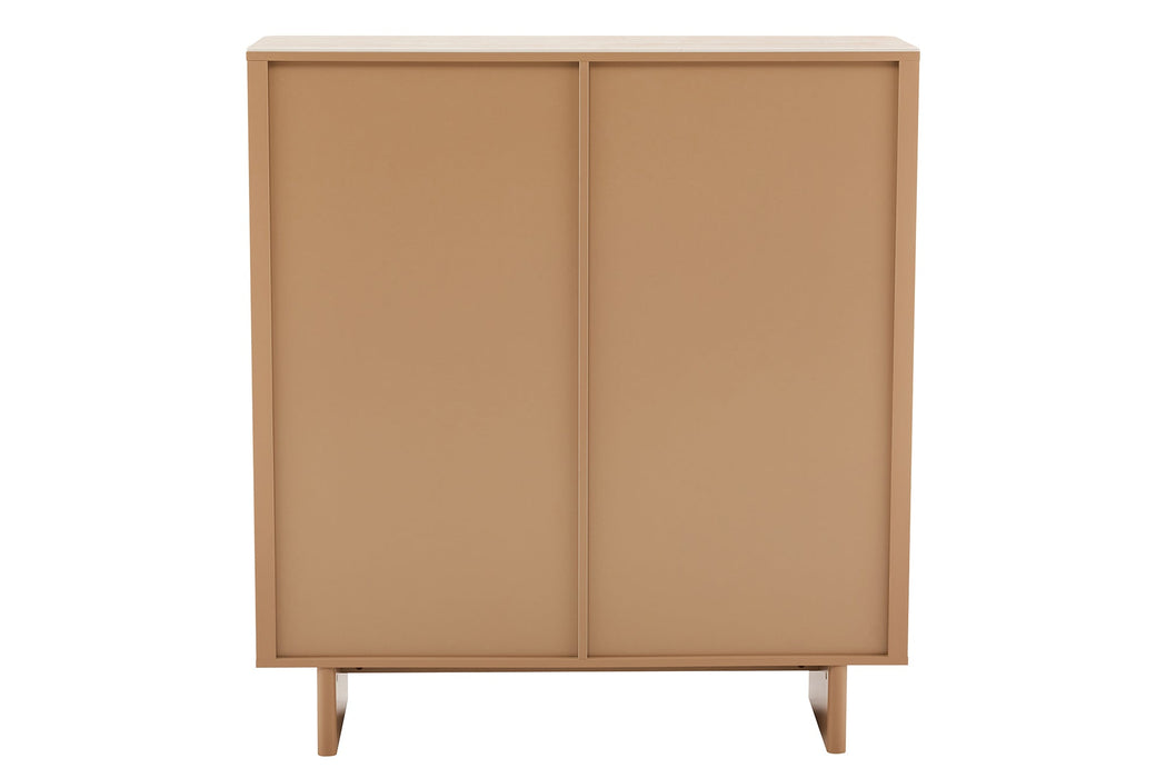 Highboard Abstry 130cm 3D natur mit Keramikplatte aus Travertinmarmor - Bild 9